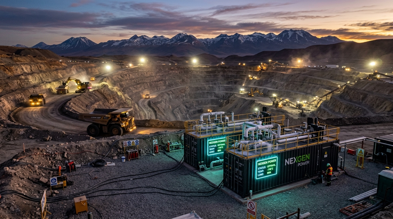 Remote Mining Operations Powered by NexGen Microgrid